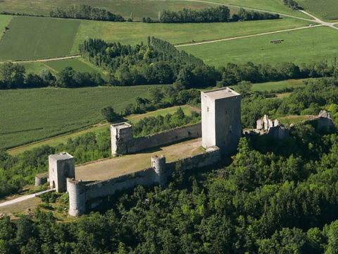 Château de Puivert vue générale