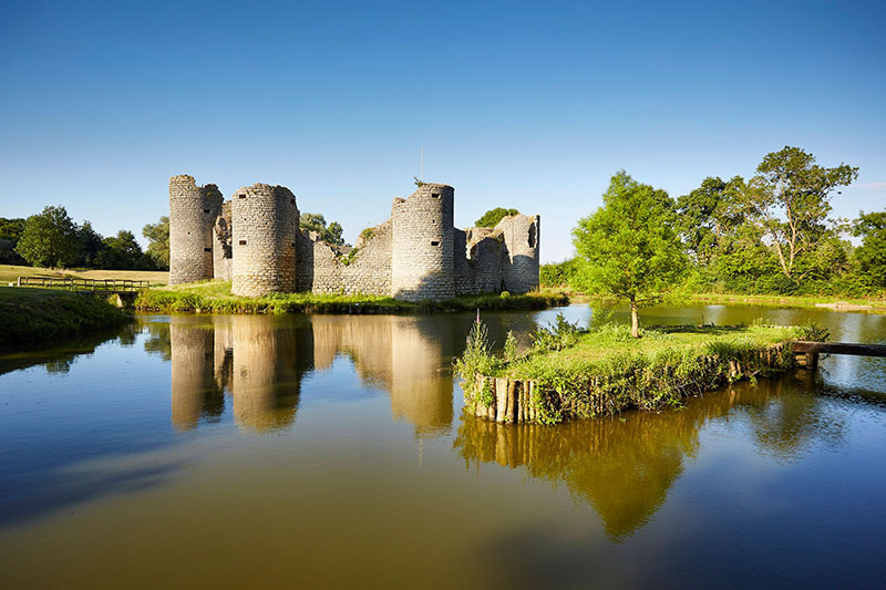 le château de Commequiers en Vendée