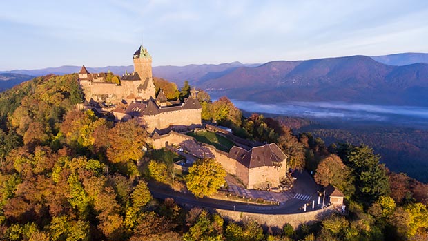 Château-du-Haut-Koenigsbourg-lever-de-soleil